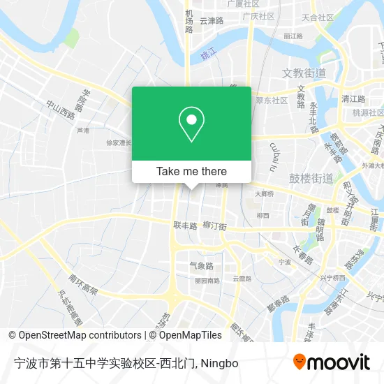 宁波市第十五中学实验校区-西北门 map