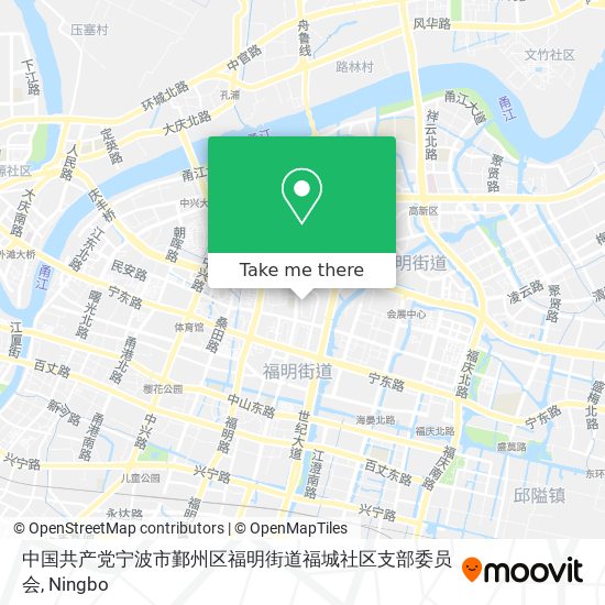 中国共产党宁波市鄞州区福明街道福城社区支部委员会 map