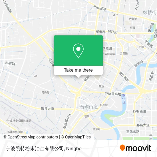 宁波凯特粉末治金有限公司 map