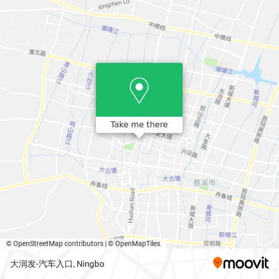 大润发-汽车入口 map