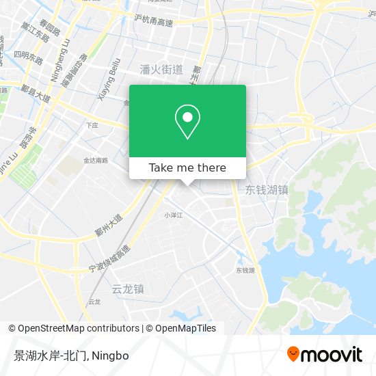 景湖水岸-北门 map
