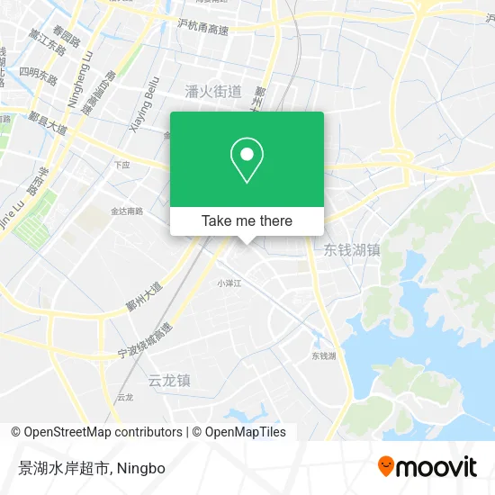 景湖水岸超市 map