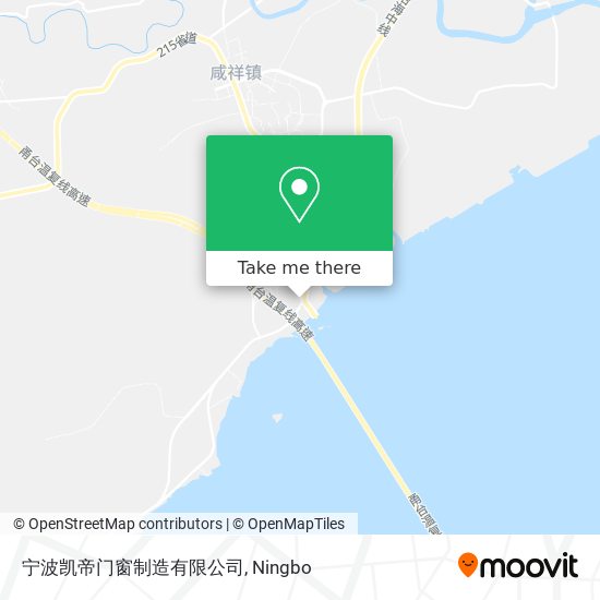 宁波凯帝门窗制造有限公司 map