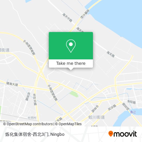 炼化集体宿舍-西北3门 map