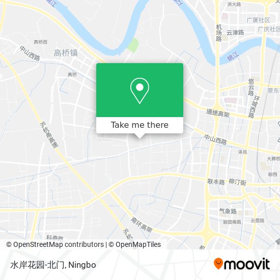 水岸花园-北门 map