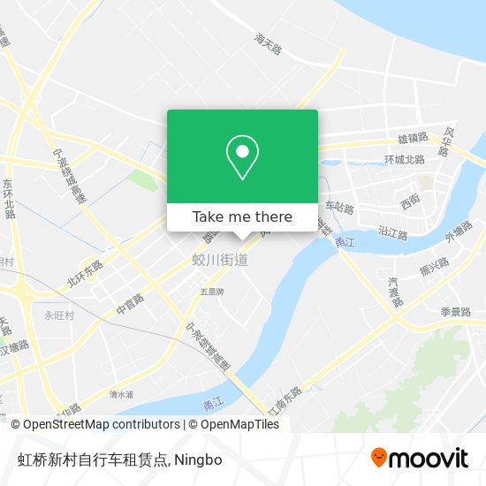 虹桥新村自行车租赁点 map