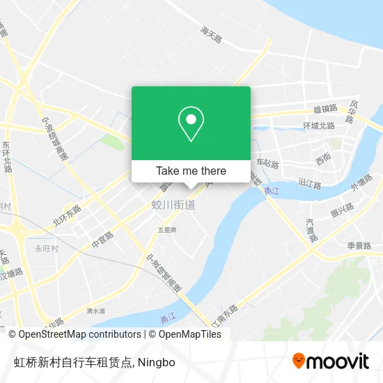 虹桥新村自行车租赁点 map