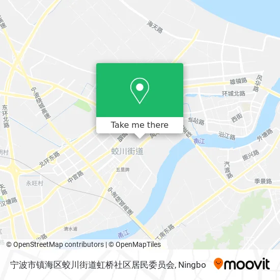 宁波市镇海区蛟川街道虹桥社区居民委员会 map