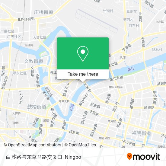 白沙路与东草马路交叉口 map