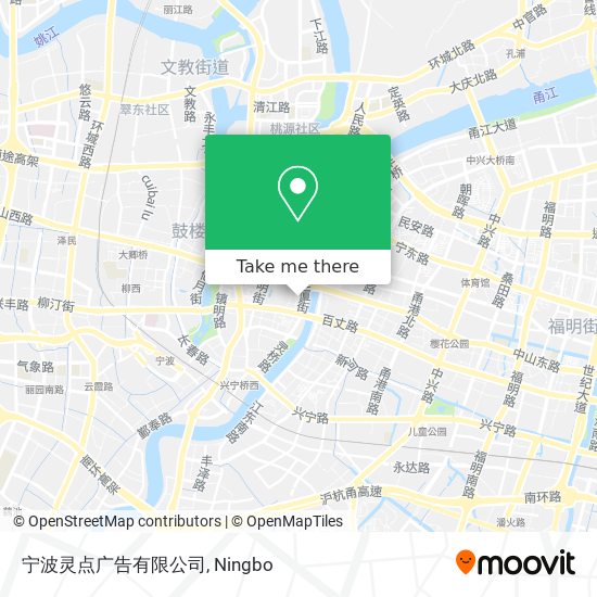 宁波灵点广告有限公司 map