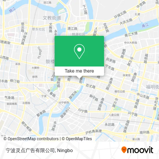 宁波灵点广告有限公司 map