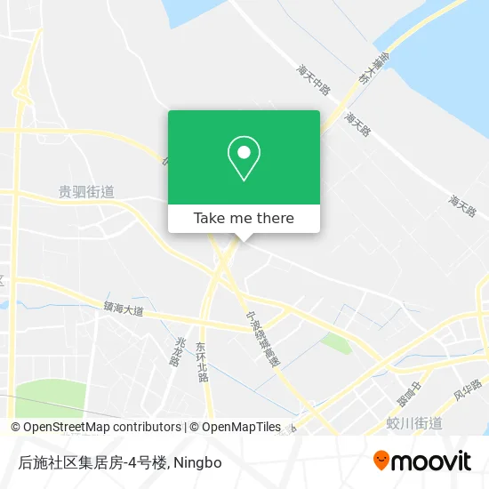 后施社区集居房-4号楼 map