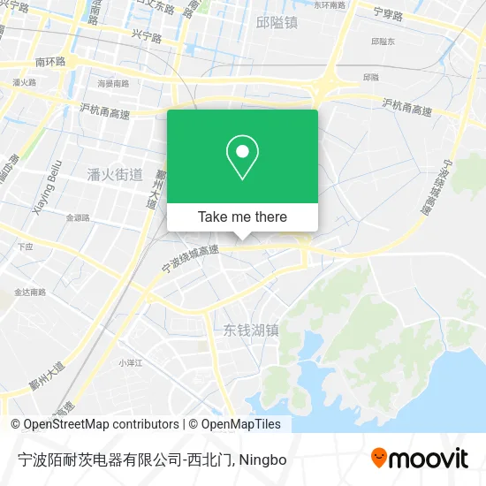 宁波陌耐茨电器有限公司-西北门 map
