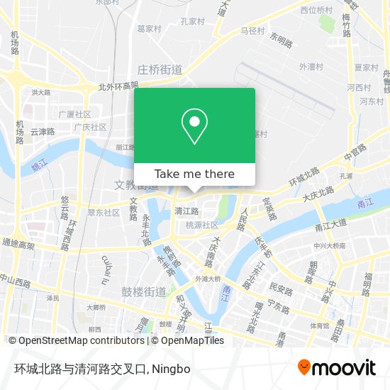 环城北路与清河路交叉口 map