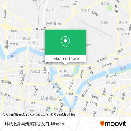 环城北路与清河路交叉口 map