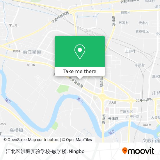 江北区洪塘实验学校-敏学楼 map