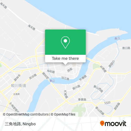 三角地路 map