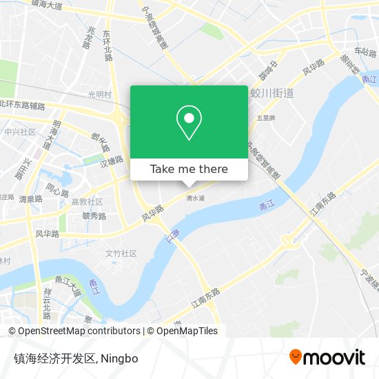 镇海经济开发区 map