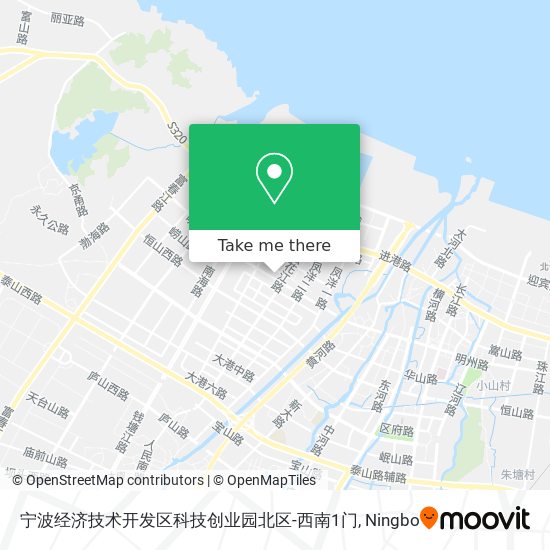 宁波经济技术开发区科技创业园北区-西南1门 map