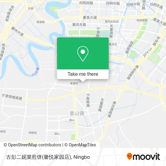 古彭二妮菜煎饼(馨悦家园店) map