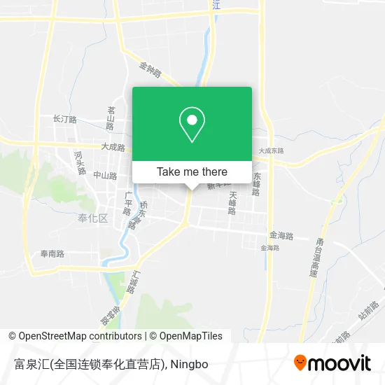 富泉汇(全国连锁奉化直营店) map