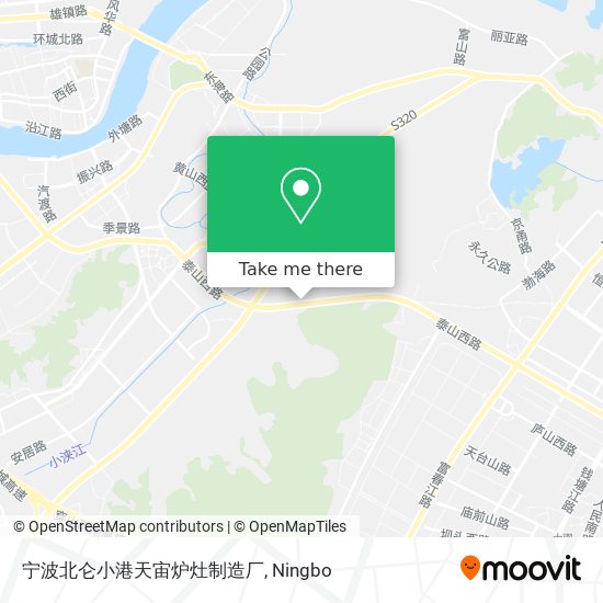 宁波北仑小港天宙炉灶制造厂 map
