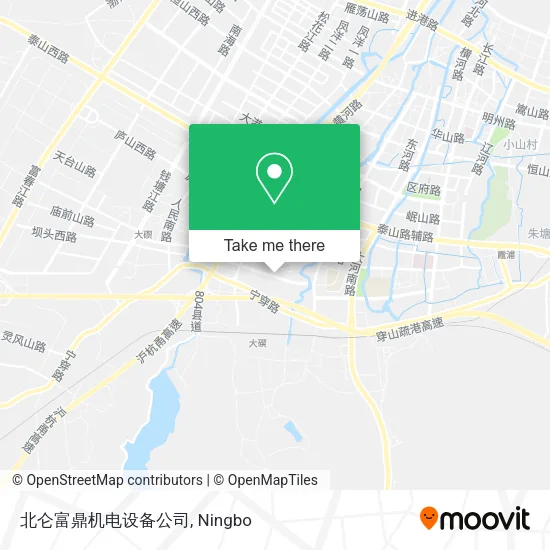 北仑富鼎机电设备公司 map