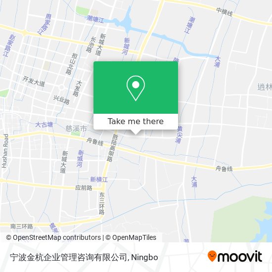 宁波金杭企业管理咨询有限公司 map