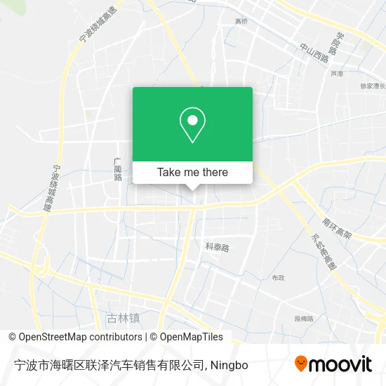 宁波市海曙区联泽汽车销售有限公司 map