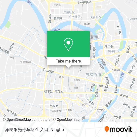 泽民阳光停车场-出入口 map