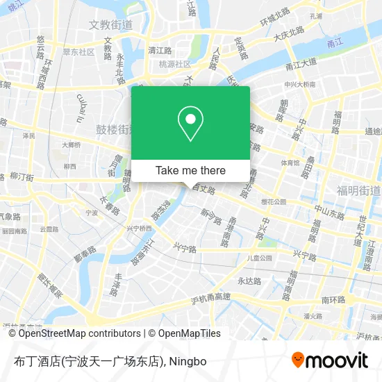 布丁酒店(宁波天一广场东店) map