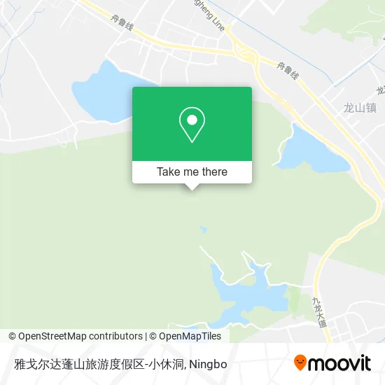 雅戈尔达蓬山旅游度假区-小休洞 map
