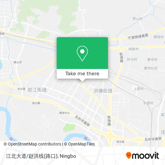 江北大道/赵洪线(路口) map