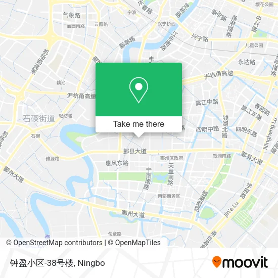 钟盈小区-38号楼 map