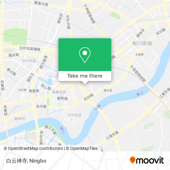 白云禅寺 map