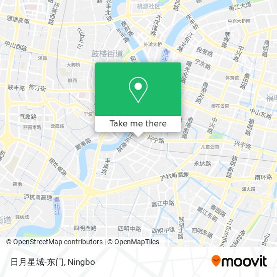 日月星城-东门 map
