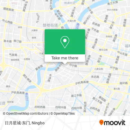日月星城-东门 map