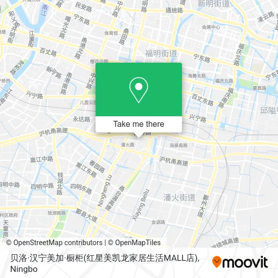 贝洛·汉宁美加·橱柜(红星美凯龙家居生活MALL店) map