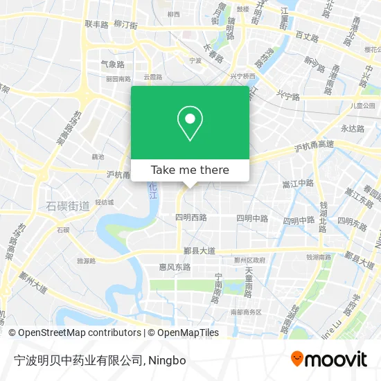 宁波明贝中药业有限公司 map