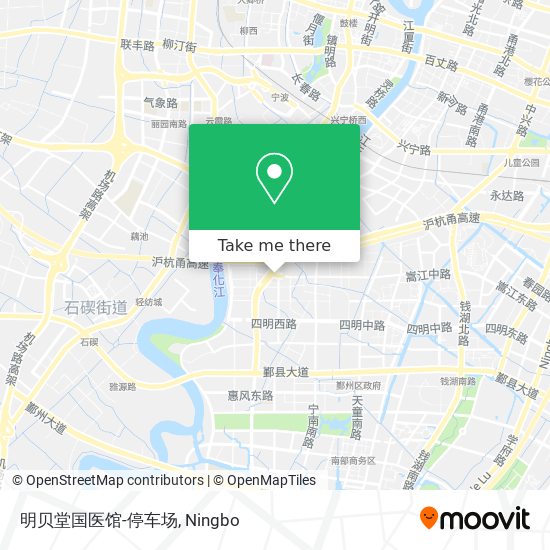 明贝堂国医馆-停车场 map