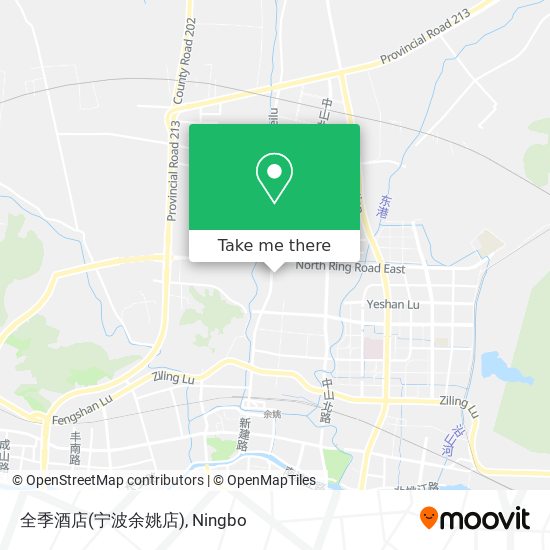 全季酒店(宁波余姚店) map