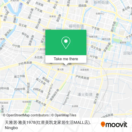 天雅居·雅美1978(红星美凯龙家居生活MALL店) map