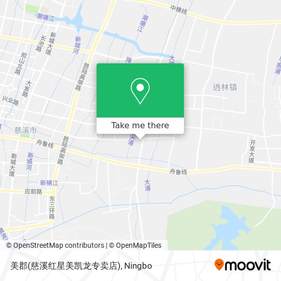 美郡(慈溪红星美凯龙专卖店) map