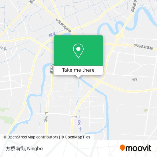 方桥南街 map