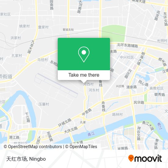 天红市场 map
