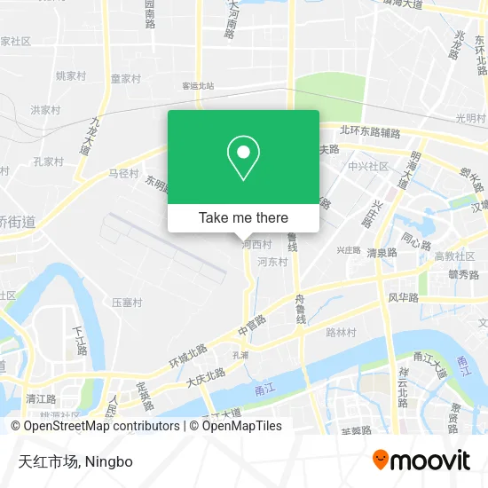 天红市场 map