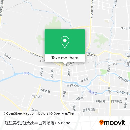 红星美凯龙(余姚丰山商场店) map