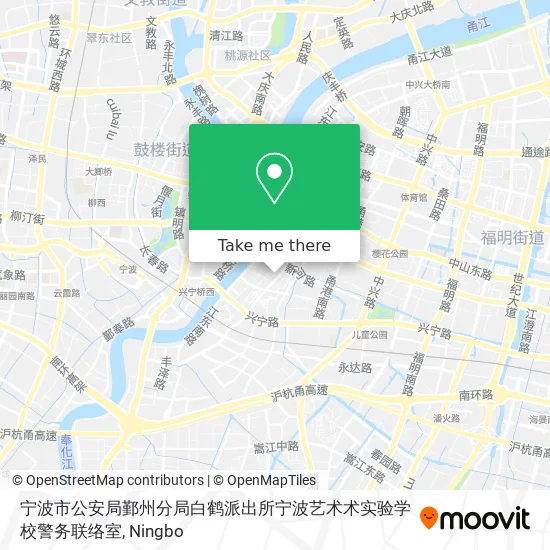 宁波市公安局鄞州分局白鹤派出所宁波艺术术实验学校警务联络室 map