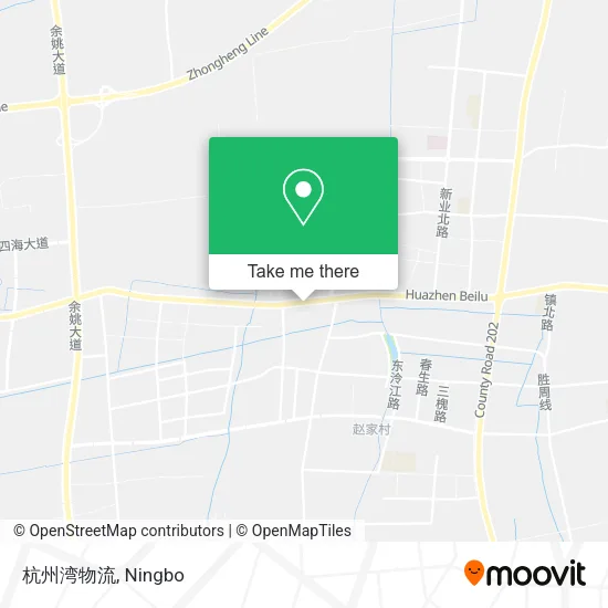 杭州湾物流 map