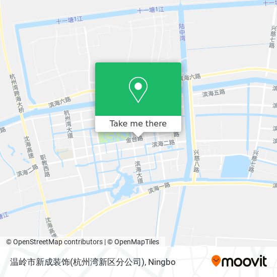 温岭市新成装饰(杭州湾新区分公司) map
